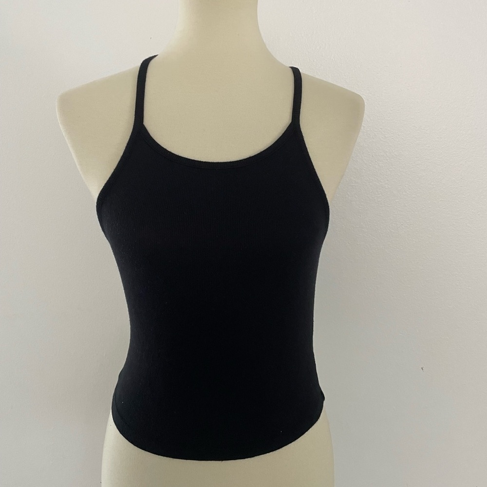 Brandy‎ Melville Classic Black Tank Top One Size